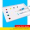 MEEDEN Ceramic Tray Palette, Ceramic Artist Paint Palette, Porcelain Mixing Tray for Watercolor Gouache Painting, Large Mixing Area White Rectangle Tray for Painting Large Artwork